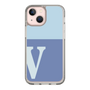 Slim Protection Case［ Original - initial two tone - V blue ］