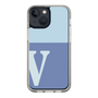Slim Protection Case［ Original - initial two tone - V blue ］