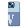 Slim Protection Case［ Original - initial two tone - V blue ］