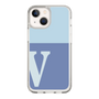 Slim Protection Case［ Original - initial two tone - V blue ］