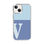 Slim Protection Case［ Original - initial two tone - V blue ］