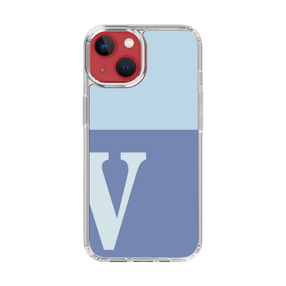 Slim Protection Case［ Original - initial two tone - V blue ］