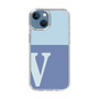 Slim Protection Case［ Original - initial two tone - V blue ］