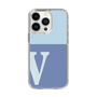 Slim Protection Case［ Original - initial two tone - V blue ］