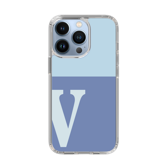 Slim Protection Case［ Original - initial two tone - V blue ］