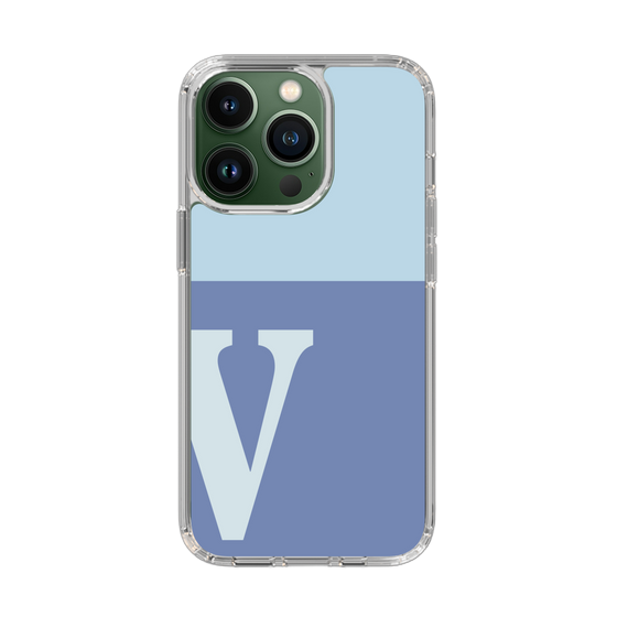 Slim Protection Case［ Original - initial two tone - V blue ］