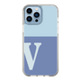 Slim Protection Case［ Original - initial two tone - V blue ］