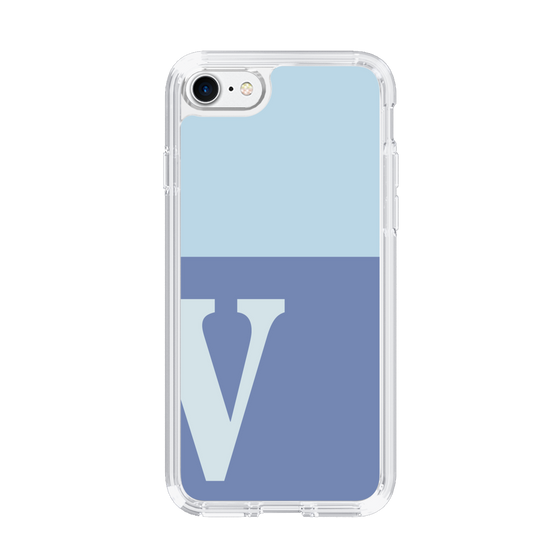 Slim Protection Case［ Original - initial two tone - V blue ］