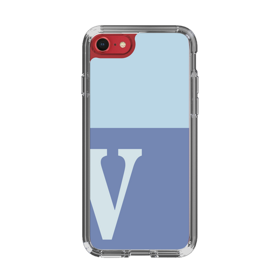 Slim Protection Case［ Original - initial two tone - V blue ］