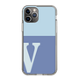 Slim Protection Case［ Original - initial two tone - V blue ］