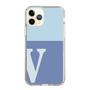 Slim Protection Case［ Original - initial two tone - V blue ］