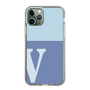 Slim Protection Case［ Original - initial two tone - V blue ］