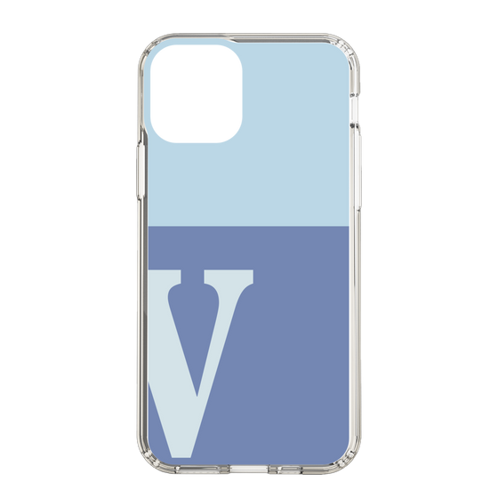 Slim Protection Case［ Original - initial two tone - V blue ］