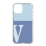 Slim Protection Case［ Original - initial two tone - V blue ］