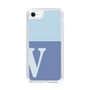 Slim Protection Case［ Original - initial two tone - V blue ］