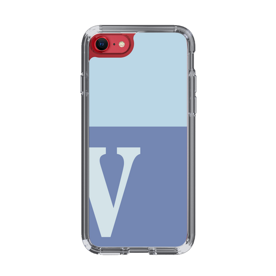 Slim Protection Case［ Original - initial two tone - V blue ］