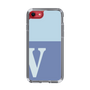 Slim Protection Case［ Original - initial two tone - V blue ］