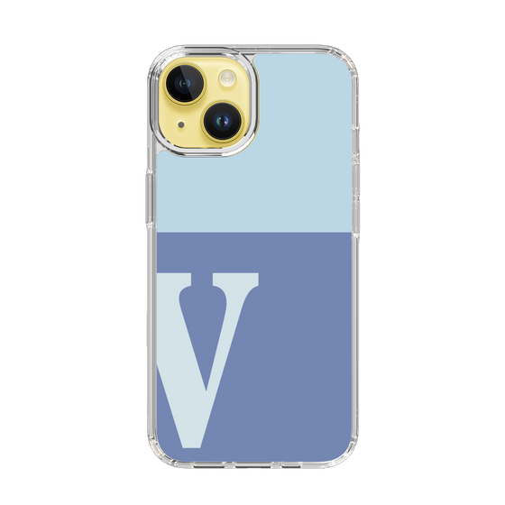 Slim Protection Case［ Original - initial two tone - V blue ］