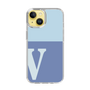 Slim Protection Case［ Original - initial two tone - V blue ］
