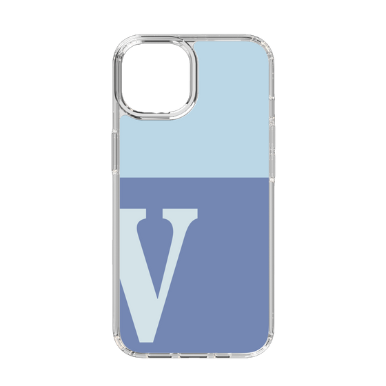 Slim Protection Case［ Original - initial two tone - V blue ］