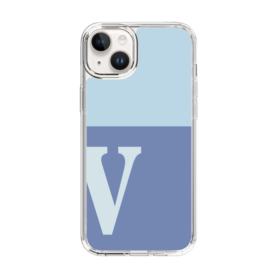 Slim Protection Case［ Original - initial two tone - V blue ］