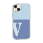 Slim Protection Case［ Original - initial two tone - V blue ］