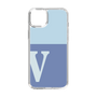 Slim Protection Case［ Original - initial two tone - V blue ］