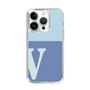 Slim Protection Case［ Original - initial two tone - V blue ］