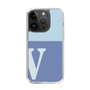 Slim Protection Case［ Original - initial two tone - V blue ］