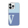 Slim Protection Case［ Original - initial two tone - V blue ］