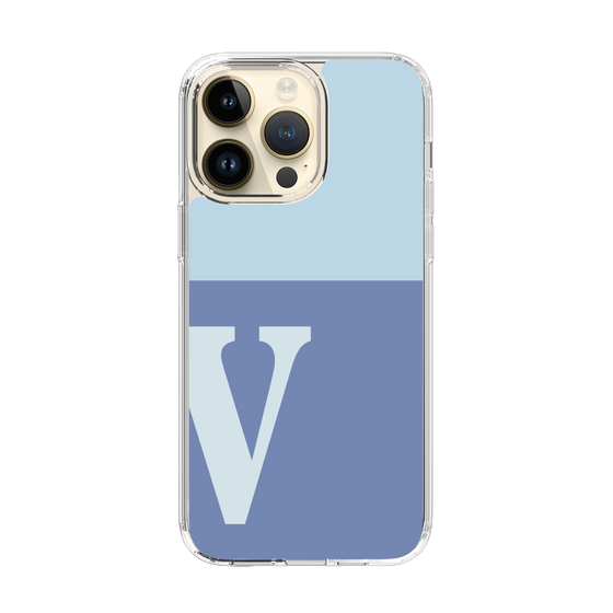 Slim Protection Case［ Original - initial two tone - V blue ］