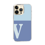 Slim Protection Case［ Original - initial two tone - V blue ］