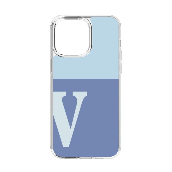 Slim Protection Case［ Original - initial two tone - V blue ］