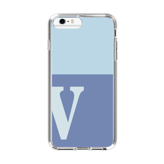Slim Protection Case［ Original - initial two tone - V blue ］