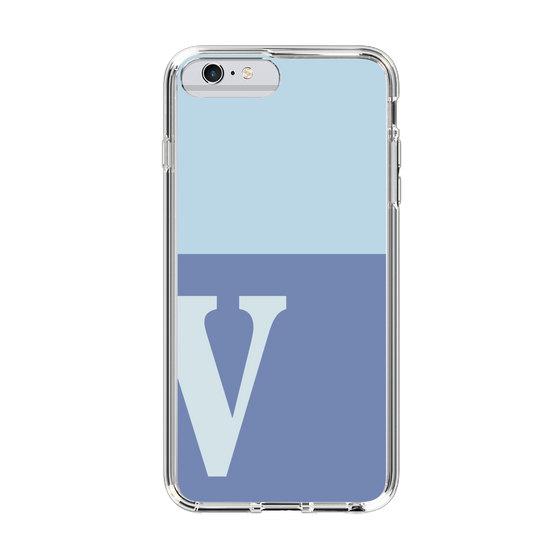 Slim Protection Case［ Original - initial two tone - V blue ］
