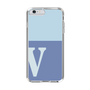 Slim Protection Case［ Original - initial two tone - V blue ］