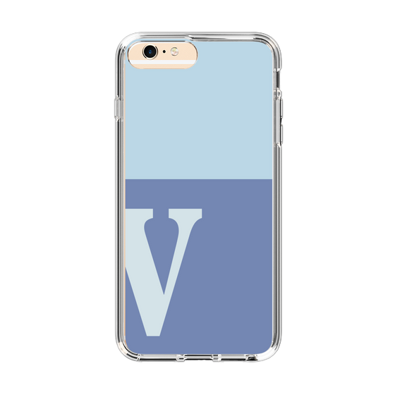 Slim Protection Case［ Original - initial two tone - V blue ］