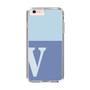 Slim Protection Case［ Original - initial two tone - V blue ］