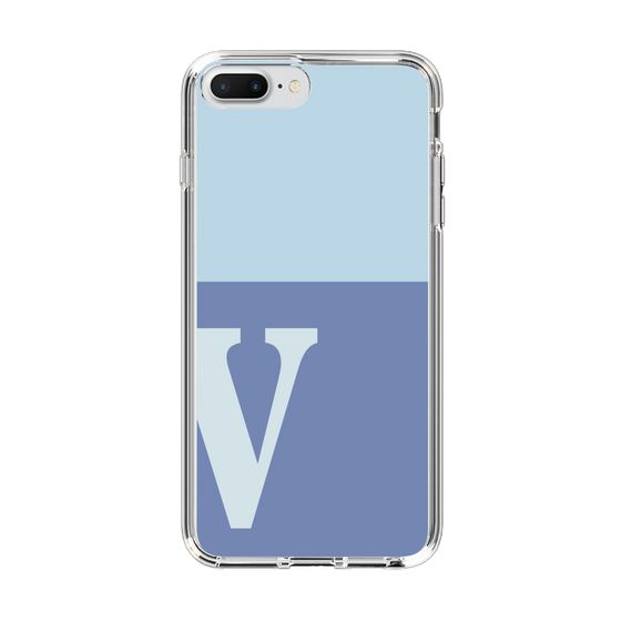 Slim Protection Case［ Original - initial two tone - V blue ］