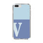 Slim Protection Case［ Original - initial two tone - V blue ］