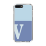 Slim Protection Case［ Original - initial two tone - V blue ］