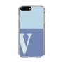Slim Protection Case［ Original - initial two tone - V blue ］
