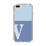 Slim Protection Case［ Original - initial two tone - V blue ］