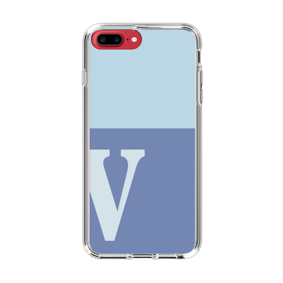 Slim Protection Case［ Original - initial two tone - V blue ］