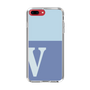 Slim Protection Case［ Original - initial two tone - V blue ］