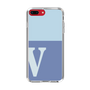 Slim Protection Case［ Original - initial two tone - V blue ］