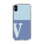 Slim Protection Case［ Original - initial two tone - V blue ］