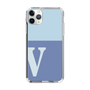 Slim Protection Case［ Original - initial two tone - V blue ］