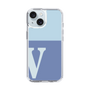 Slim Protection Case［ Original - initial two tone - V blue ］