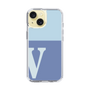 Slim Protection Case［ Original - initial two tone - V blue ］